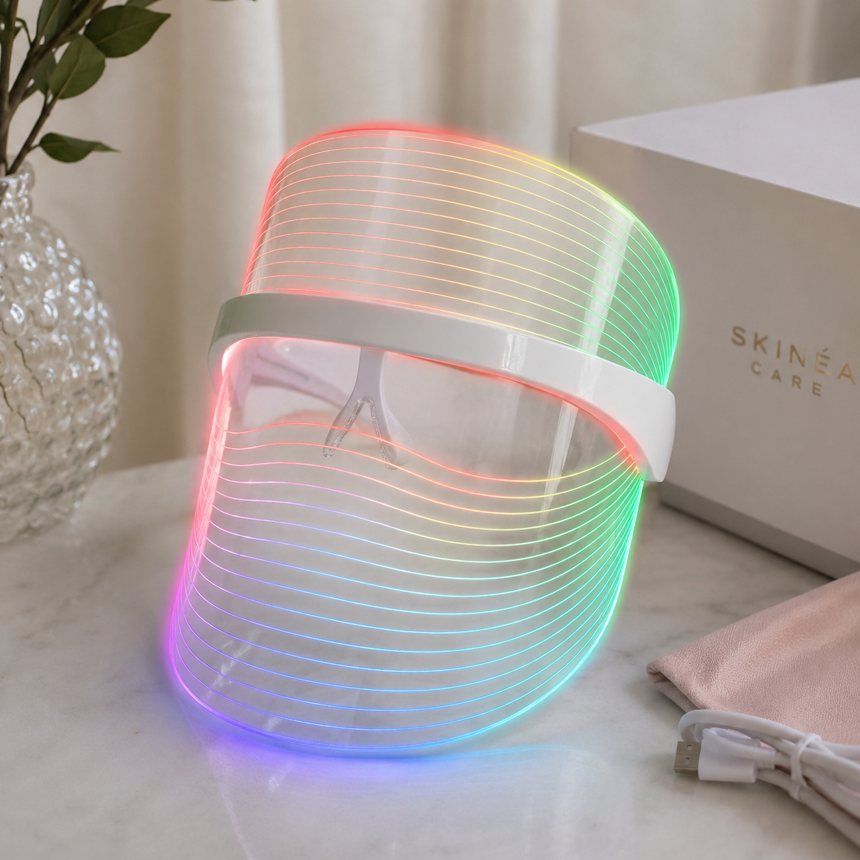 Skinéa™ LED Mask
Luminothérapie LED 7 couleurs